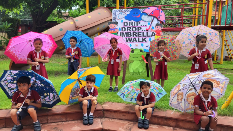 Drip... Drop... Umbrella Walk ! Celebrating the Joys of Monsoon !!