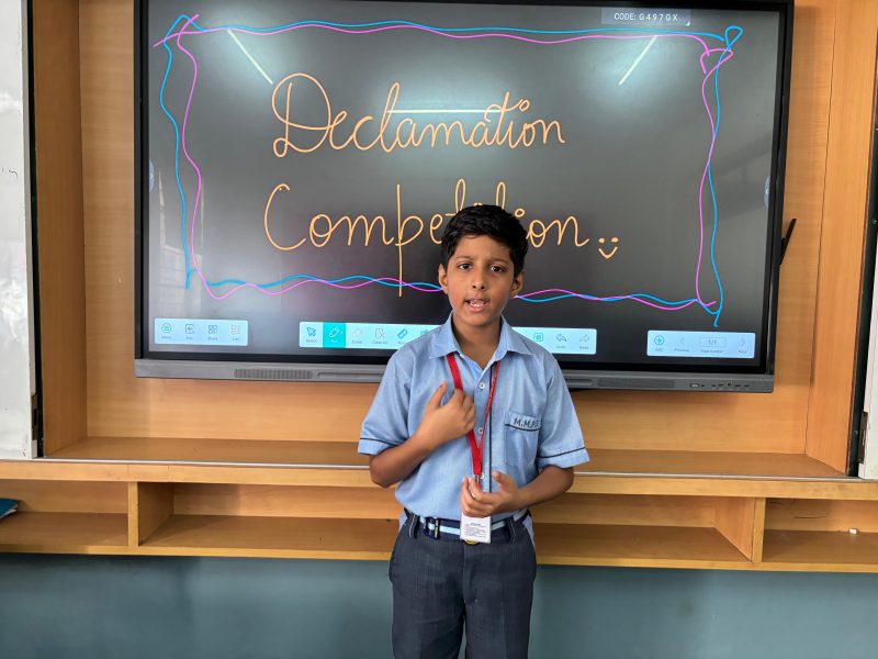 Speak To Inspire: Declamation Competition by the English Club