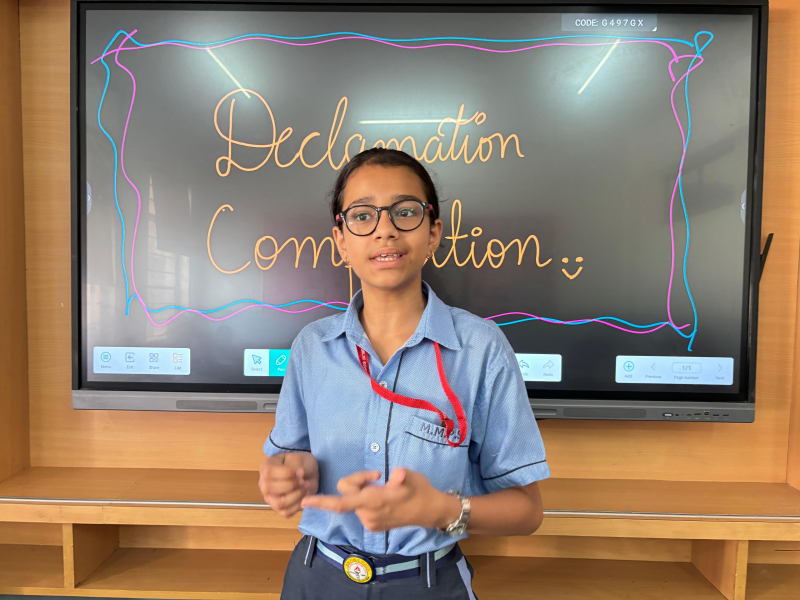 Speak To Inspire: Declamation Competition by the English Club