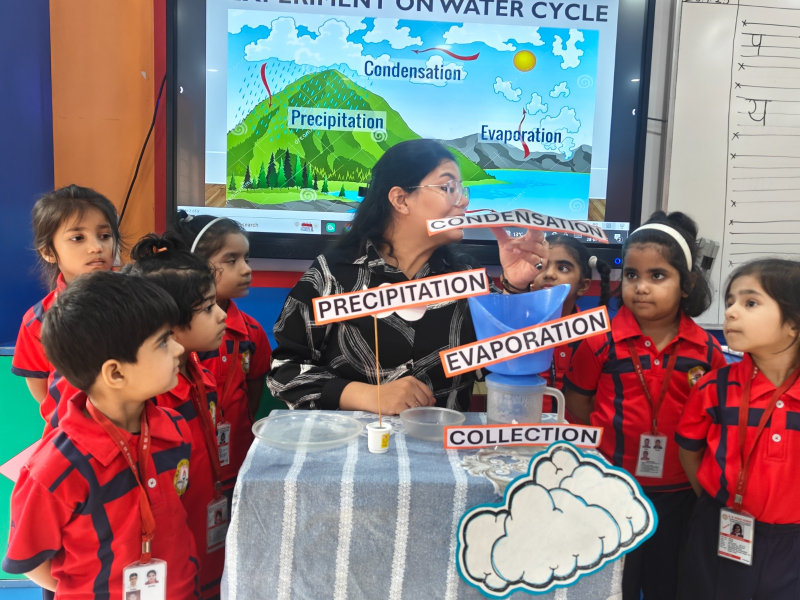 Experiment on Water Cycle