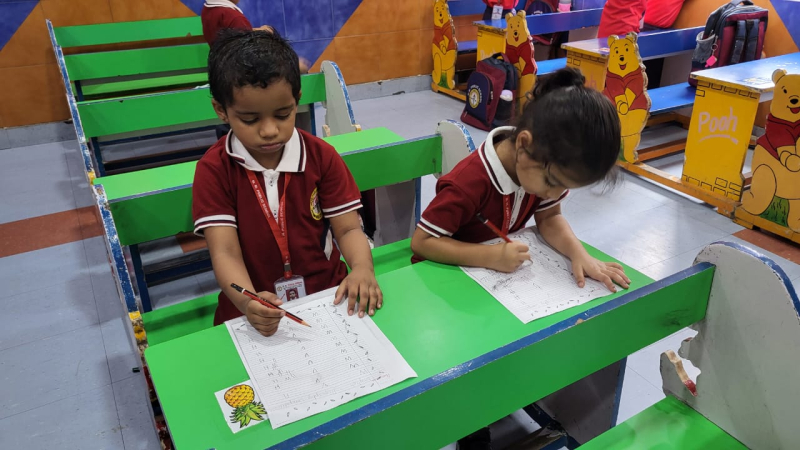 English Calligraphy Competition – Grade L.K.G.