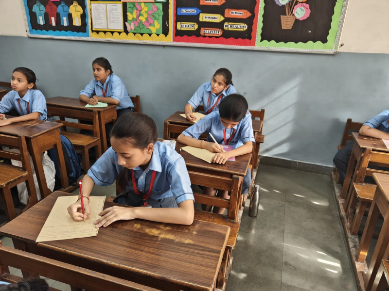 Storytelling and Creative Writing Activity under Cleanliness Drive