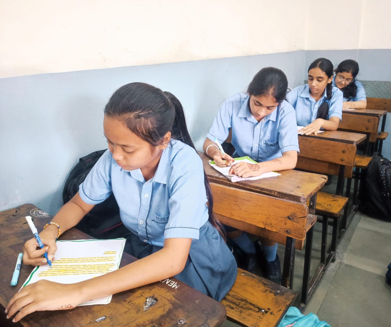 Storytelling and Creative Writing Activity under Cleanliness Drive