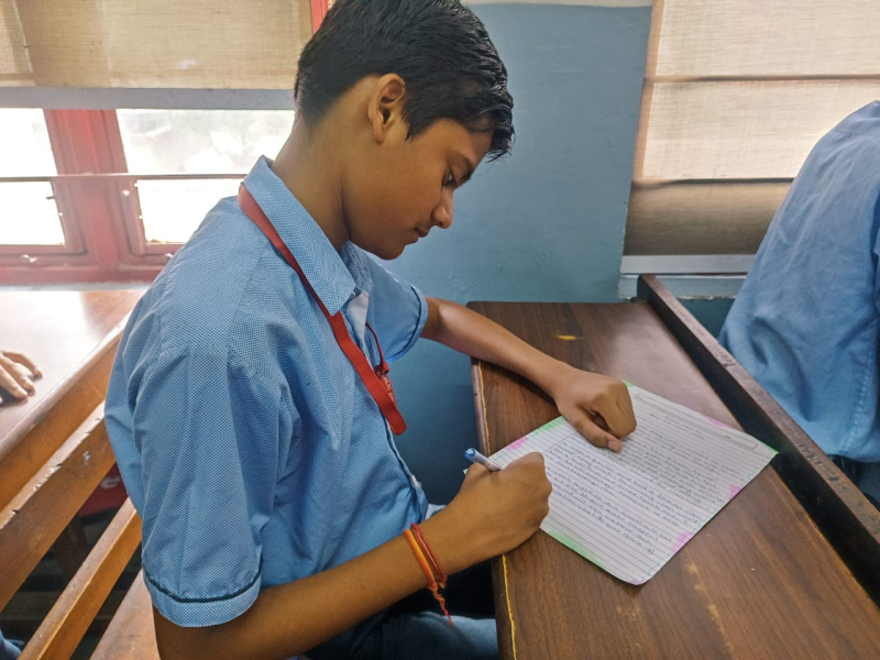 Storytelling and Creative Writing Activity under Cleanliness Drive