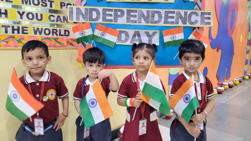 Independence Day Celebration by Pre-Primary
