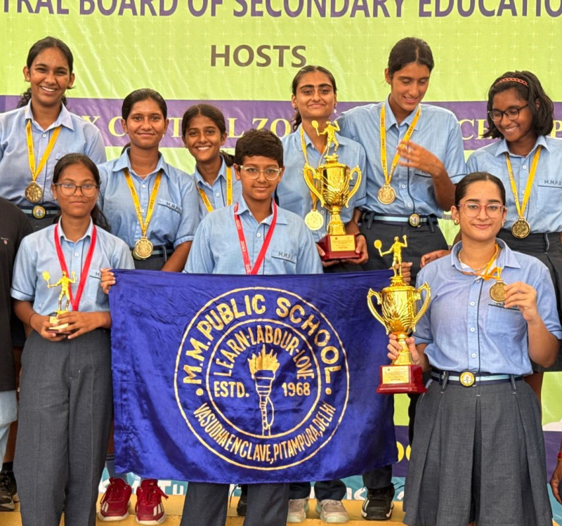 Outstanding Achievement of MMPians at CBSE Central Zone Lawn Tennis Tournament