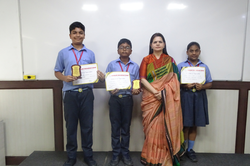 Third Position at Interschool Competition