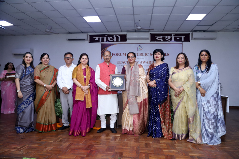 Felicitation by Forum of Public Schools