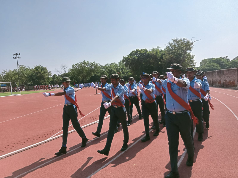 Achievement in March Past