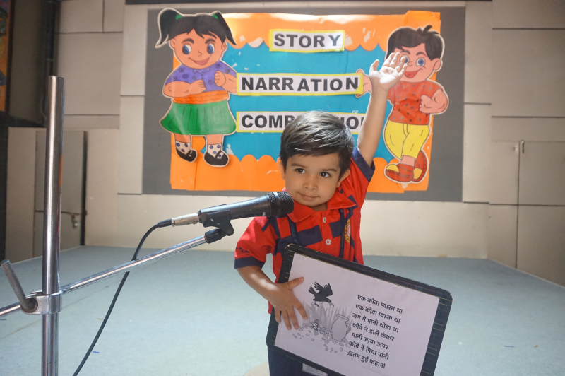 STORY NARRATION COMPETITION: GRADE L.K.G.