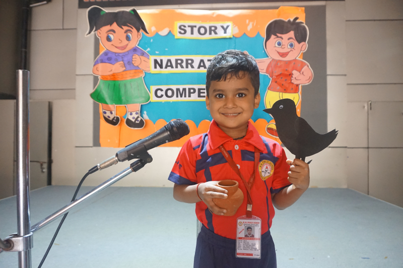 STORY NARRATION COMPETITION: GRADE L.K.G.
