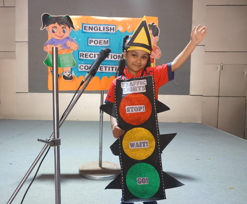 English Poem Recitation Competition: Grade U.K.G.