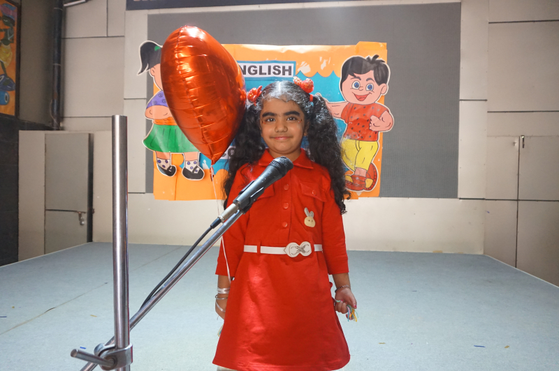 English Poem Recitation Competition: Grade U.K.G.
