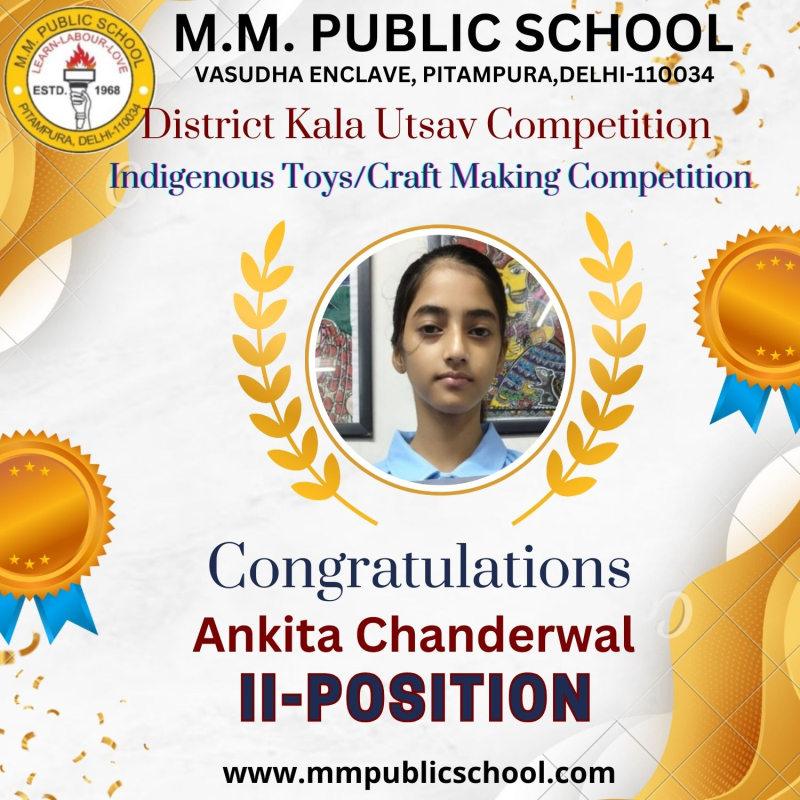 M.M.Public School Shines at Kala Utsav