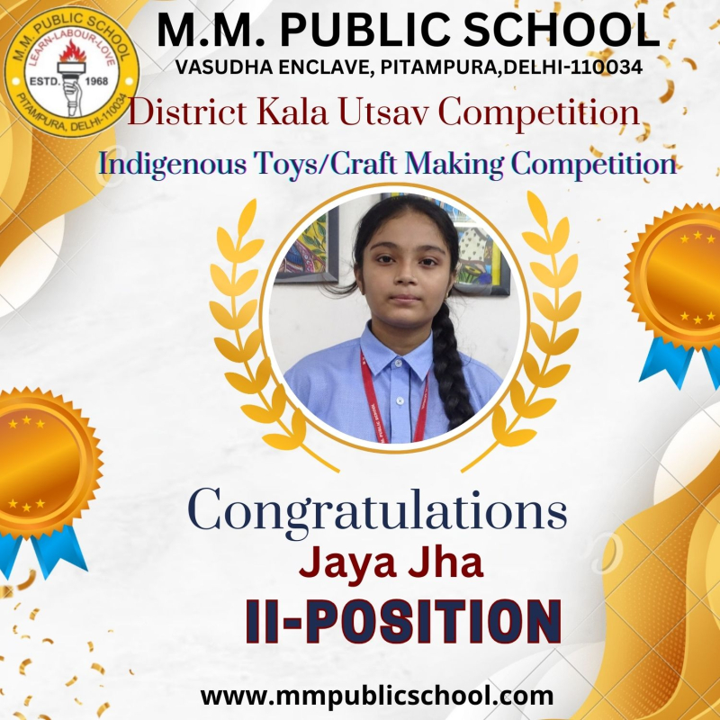 M.M.Public School Shines at Kala Utsav