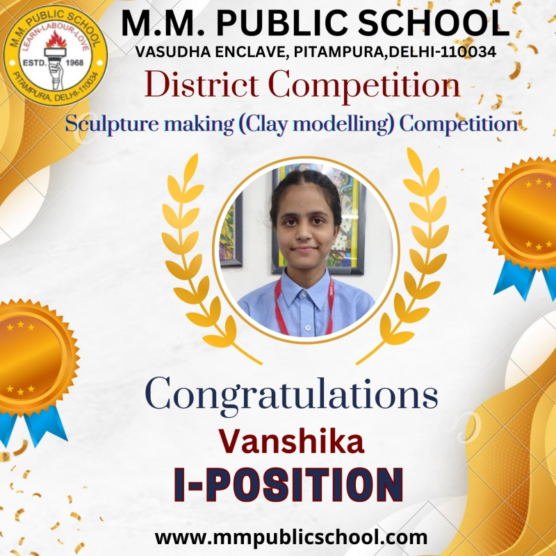 Proud Achievements of M.M.Public School