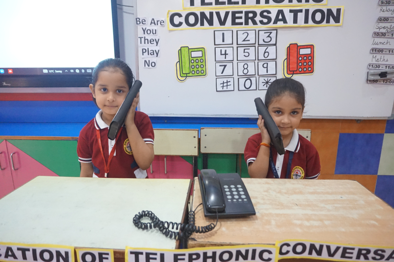 Inculcation of Telephonic Conversation: Grade U.K.G.