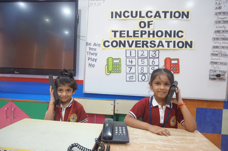 Inculcation of Telephonic Conversation: Grade U.K.G.
