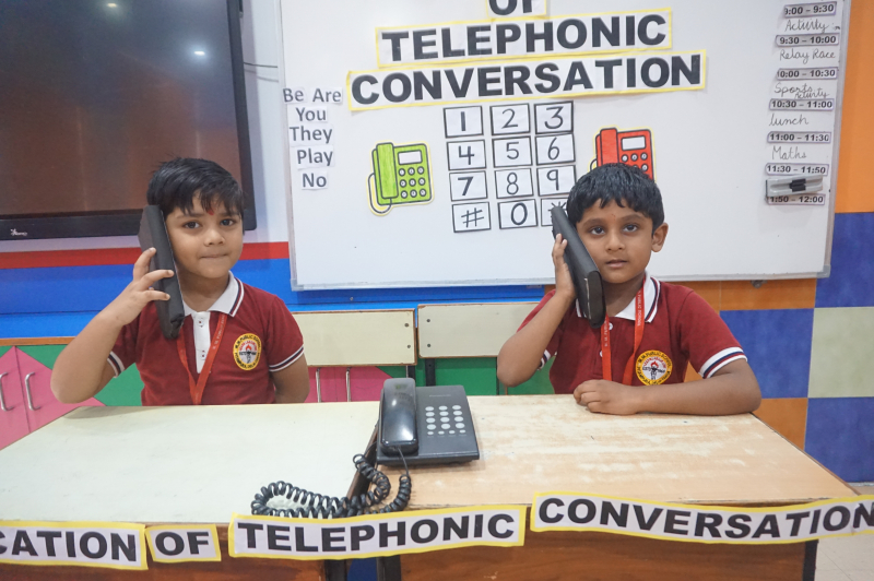 Inculcation of Telephonic Conversation: Grade U.K.G.