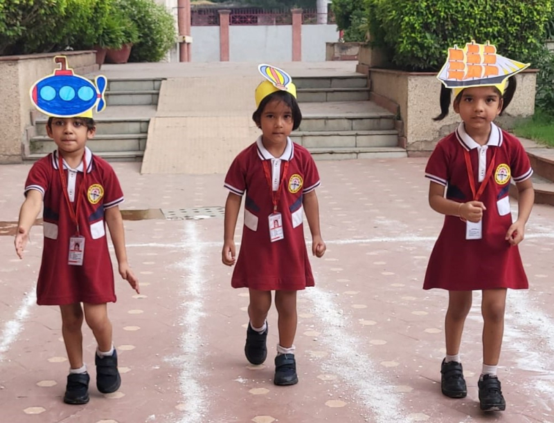 Sports Activity: Modes of Transport (Relay Race)