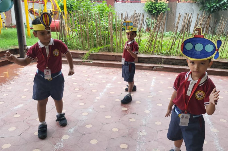 Sports Activity: Modes of Transport (Relay Race)