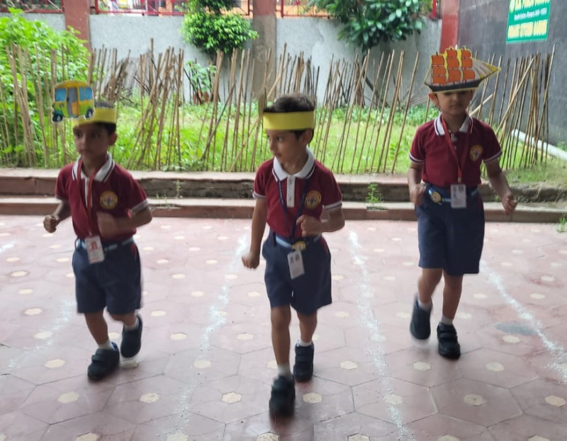 Sports Activity: Modes of Transport (Relay Race)