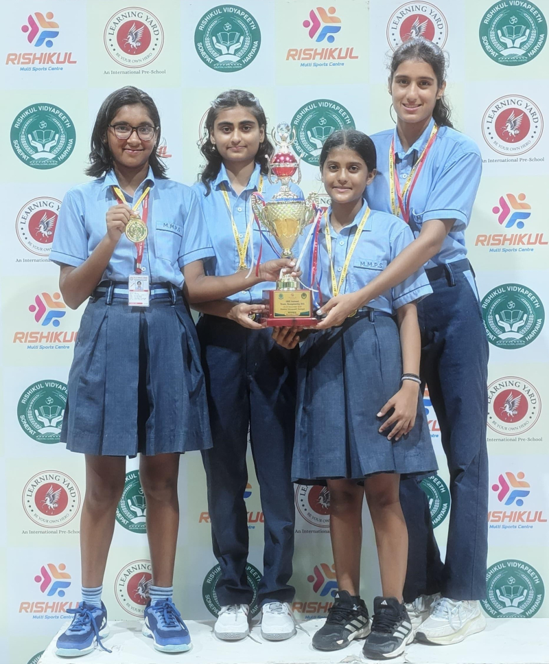 M.M. Public School Shines at CBSE National Tennis Championship 2025