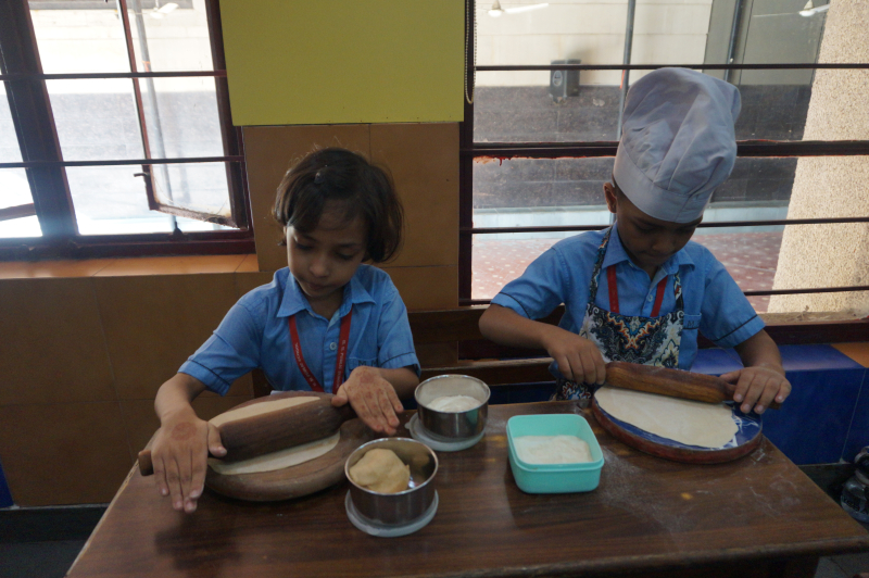 Daily Life Skills Activity: Flattening of Flour Dough with a Rolling Pin