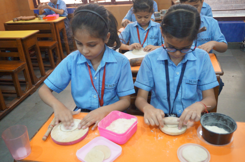 Daily Life Skills Activity: Flattening of Flour Dough with a Rolling Pin