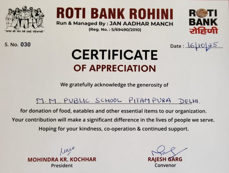 World Food Day and Diwali Celebration at Roti Bank