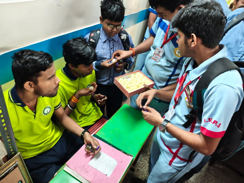 Diwali Celebration at Blind School