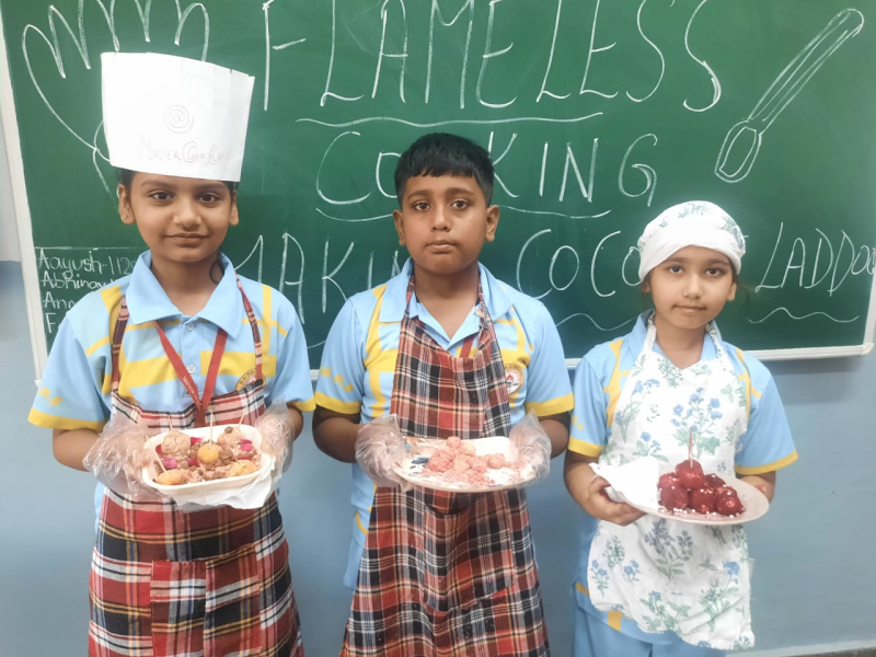 Flameless Cooking Activity – Devotion through Laddoos