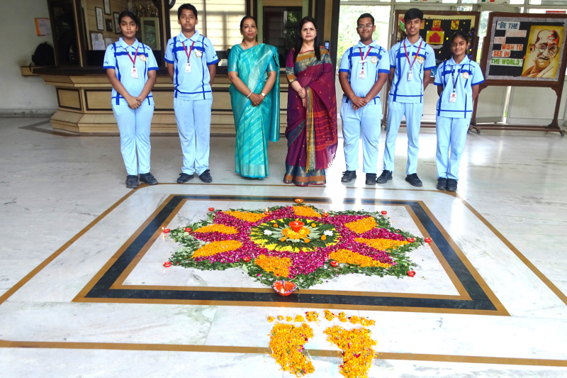 Inter-House Rangoli Making Competition