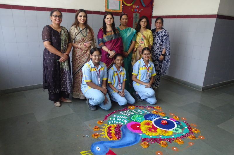 Inter-House Rangoli Making Competition