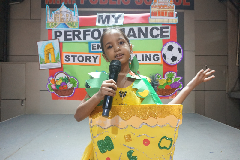 My Performance (English Story Telling) : My Favourite Game/Place/Food