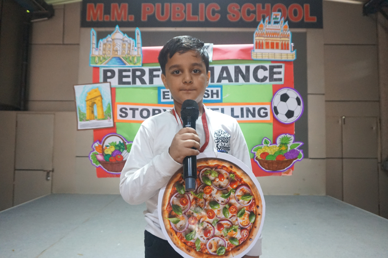 My Performance (English Story Telling) : My Favourite Game/Place/Food