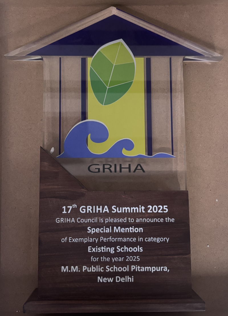 MMPS Receives Special Recognition at the 17th GRIHA Summit 2025!