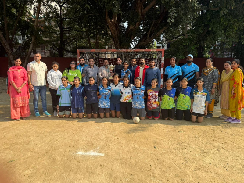 First Position at Delhi State School Games Handball Tournament