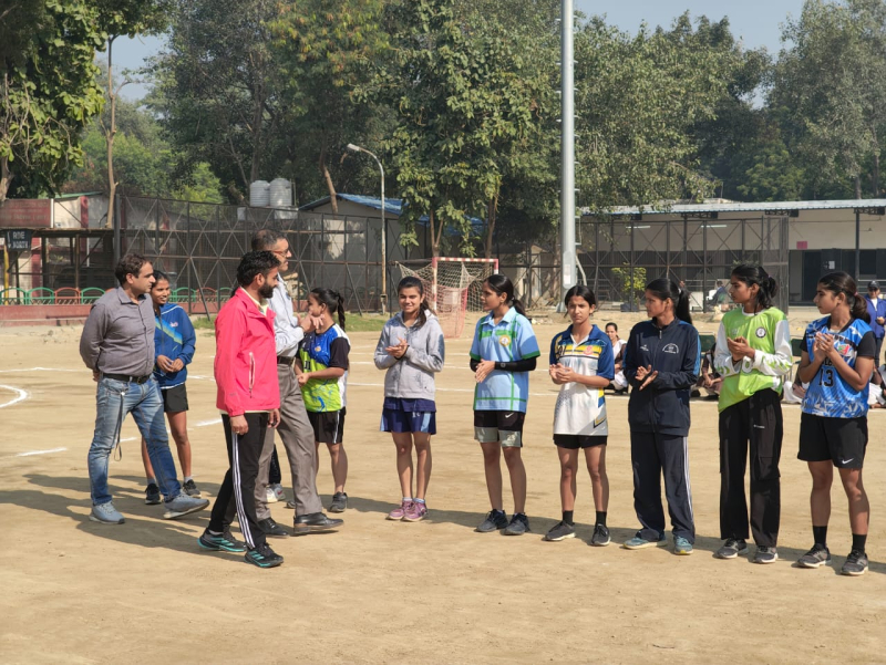 First Position at Delhi State School Games Handball Tournament
