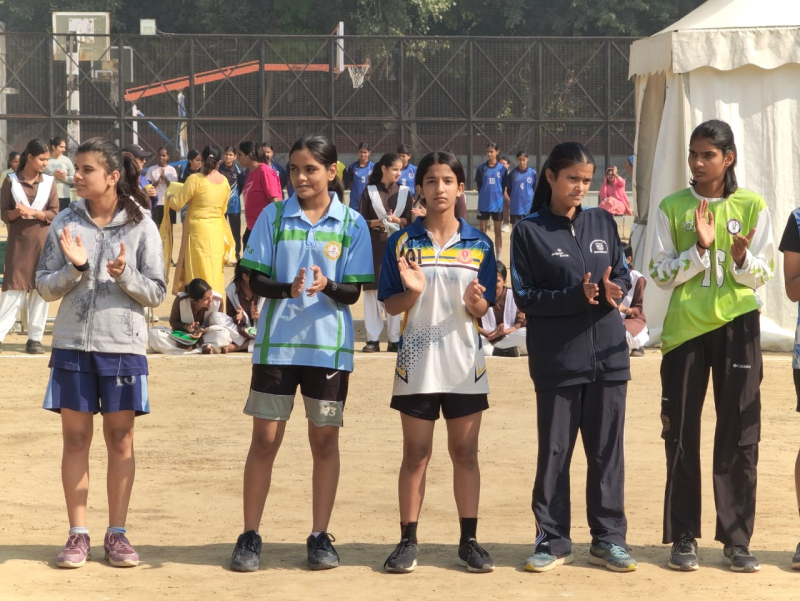 First Position at Delhi State School Games Handball Tournament
