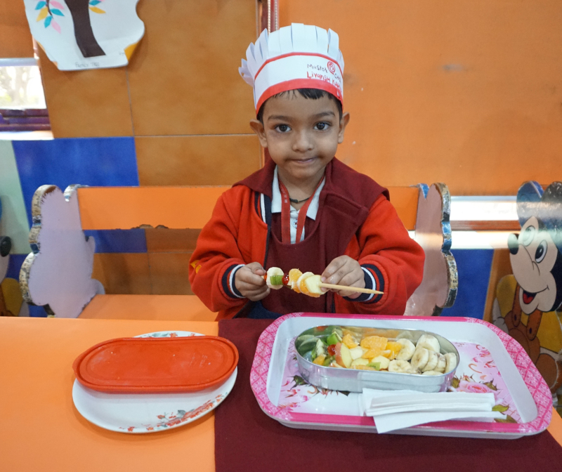 Fruit Kebab Making