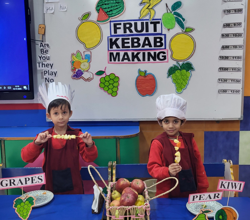 Fruit Kebab Making