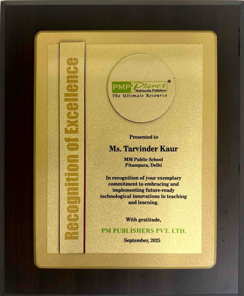 Recognition of teacher