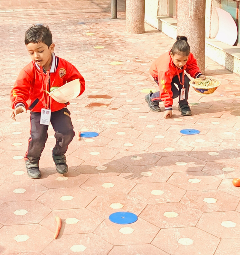 Sports Activity: Collect Vegetables Race