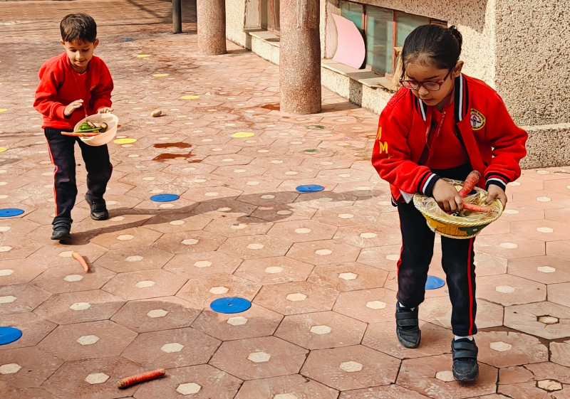 Sports Activity: Collect Vegetables Race