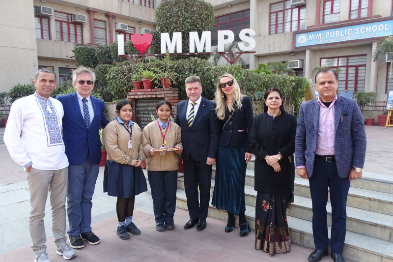 M.M. Public school hosted felicitation ceremony of second Ukraine–India students’ writing contest