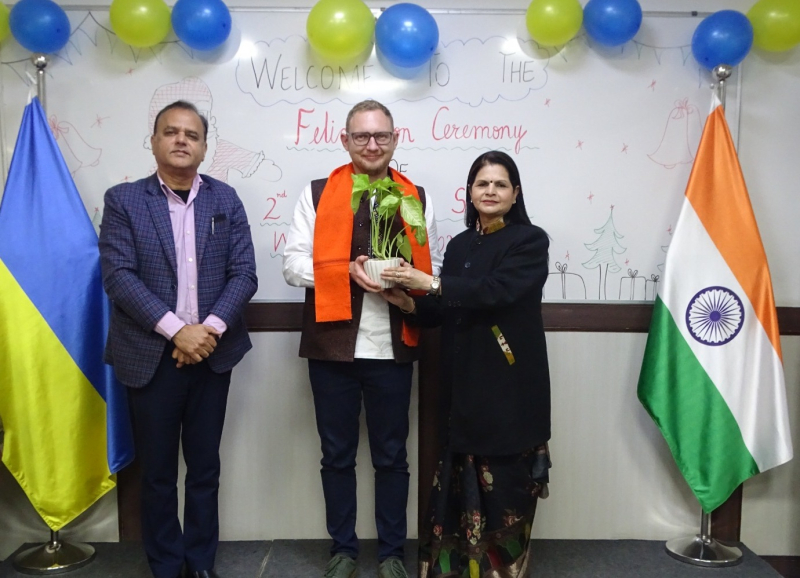 M.M. Public school hosted felicitation ceremony of second Ukraine–India students’ writing contest