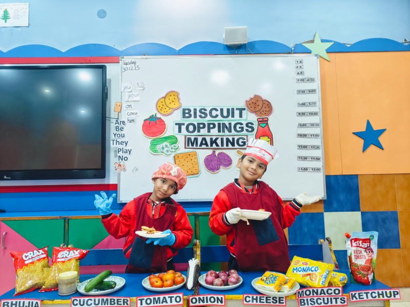 Biscuit Toppings Making