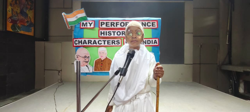 My Performance: Historical Characters of India