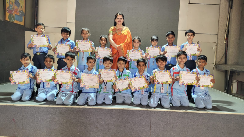 Recognition of Young Achievers (L.K.G. to II)
